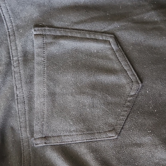 HQP black stretch moto jeggings - Picture 8 of 11